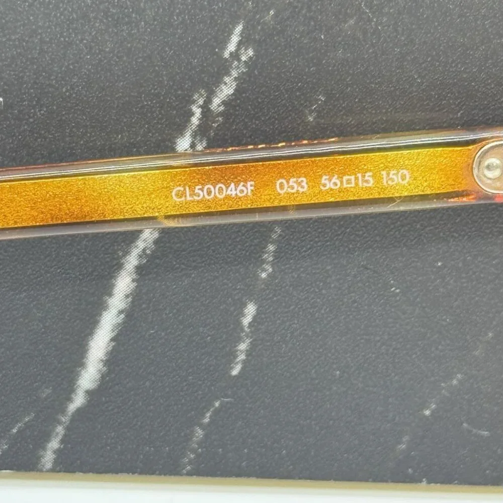 NEW CELINE CL50046F 053 HAVANA ROUND UNISEX CELINE EYEGLASSES